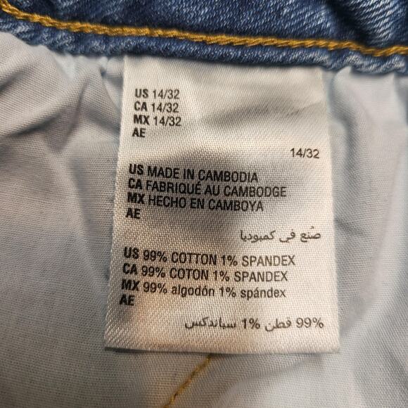 INC International Concepts Flare Jeans Womens 14/32 Blue High Rise Stretch Denim - Picture 4 of 10